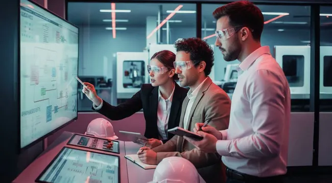 Equipo profesional trabajando en gestión de calidad e Innovación organizacional aplicada a procesos y estándares internacionales.